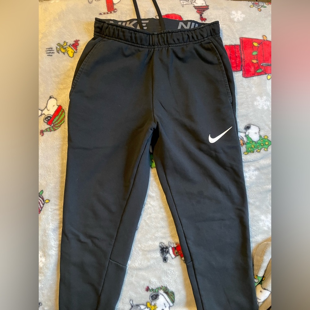 Nike Dry Fit Pants, Black Size: Men Small